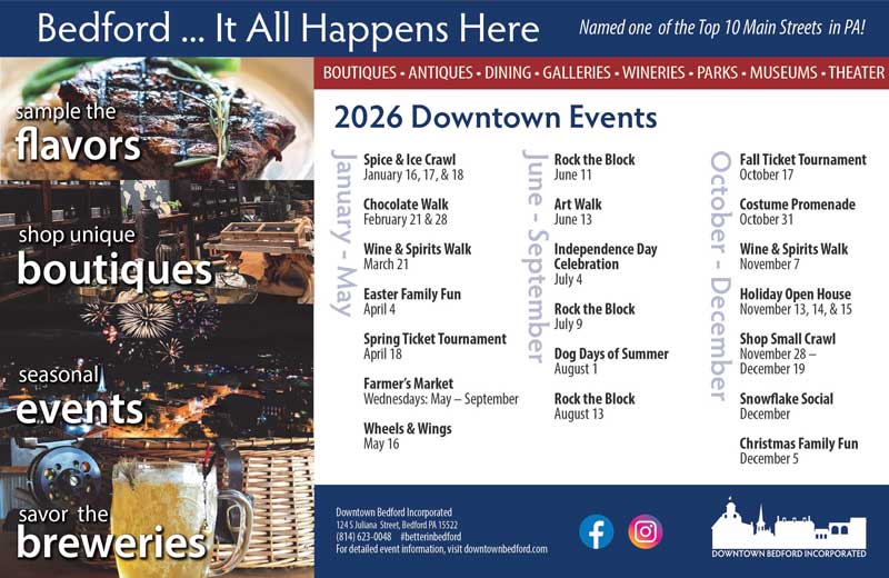 Downtown Bedford Inc <center>Downtown Bedford Inc | <b><a href="https://downtownbedford.com/index.html" target="_blank" rel="noopener noreferrer">CLICK HERE to view the website</a></b></center>